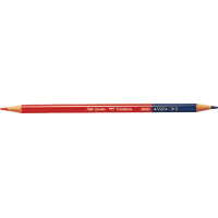 トンボ鉛筆 朱藍鉛筆 ８９００ＶＰ丸軸 朱・藍（５：５） 赤青鉛筆 １ 