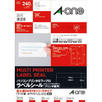 エーワン ＰＣ＆ワープロラベル 富士通 １２面 １００枚 Ａ４ 富士通