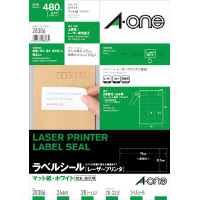 エーワン ラベルシール レーザープリンタ マット紙・ホワイト 宛名