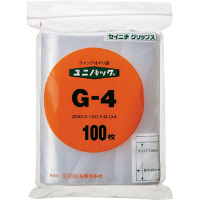 生産日本社 ユニパック チャック付ポリ袋 Ｂ４ヨコ 透明 ４６０