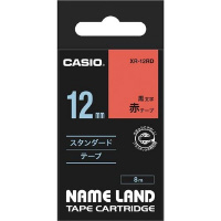 カシオ ネームランド 青色テープ １２ｍｍ 黒文字 ８ｍ １個 ＸＲ