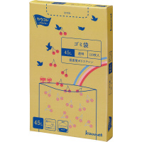 カウネット 低密度薄口ゴミ袋 箱タイプ ９０Ｌ 透明 １２０枚｜カウネット