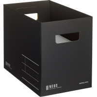 コクヨ 収納ボックス ＜ＮＥＯＳ＞ Ｍサイズ 黒 ブラック １セット 