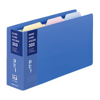 コクヨ ポストカードホルダー替紙式 Ａ４縦１００枚収容 青 ハセ 