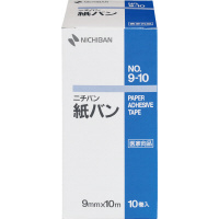 ニチバン 紙バン ９ｍｍ×１０ｍ １０巻入｜カウネット