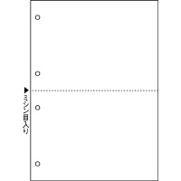 ヒサゴ マルチプリンタ帳票 Ｂ４ 白紙３面６穴 白紙３面 １箱