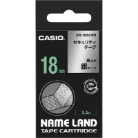 カシオ ネームランド 透明テープ ３６ｍｍ 黒文字 ＸＲ－３６Ｘ