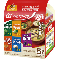 アマノフーズ いつものおみそ汁５食バラエティセット｜カウネット