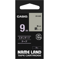 カシオ ネームランド 配線マーカーテープ ９ｍｍ 黒文字 ＸＲ