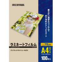 アイリスオーヤマ ラミネートフィルム帯電抑制１００μ Ａ４ １パック