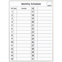 コクヨ ホワイトボード＜マグボ＞（マグネットシートタイプ） 予定表