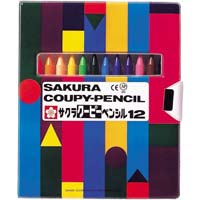 サクラクレパス クーピーペンシル２４色（ソフトケース入り） １箱