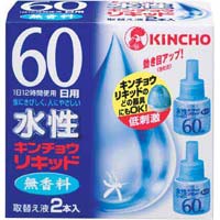 金鳥 キンチョーリキッド６０日水性取替液無香料 １個 キンチヨウリキ