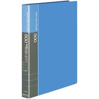 コクヨ 名刺ホルダー差替式 Ａ４縦青３０穴５０４名縦入 メイ