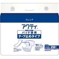 日本製紙クレシア Ｆアクティパッド併用テープ止めＬ－ＬＬ ２６枚入