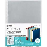 カウネット クリヤーブックリフィル ３０穴 厚口 ２００枚 業務用