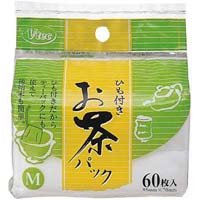 ブイテック ひも付きお茶パック Ｍ お茶パック お茶フィルター ６０枚